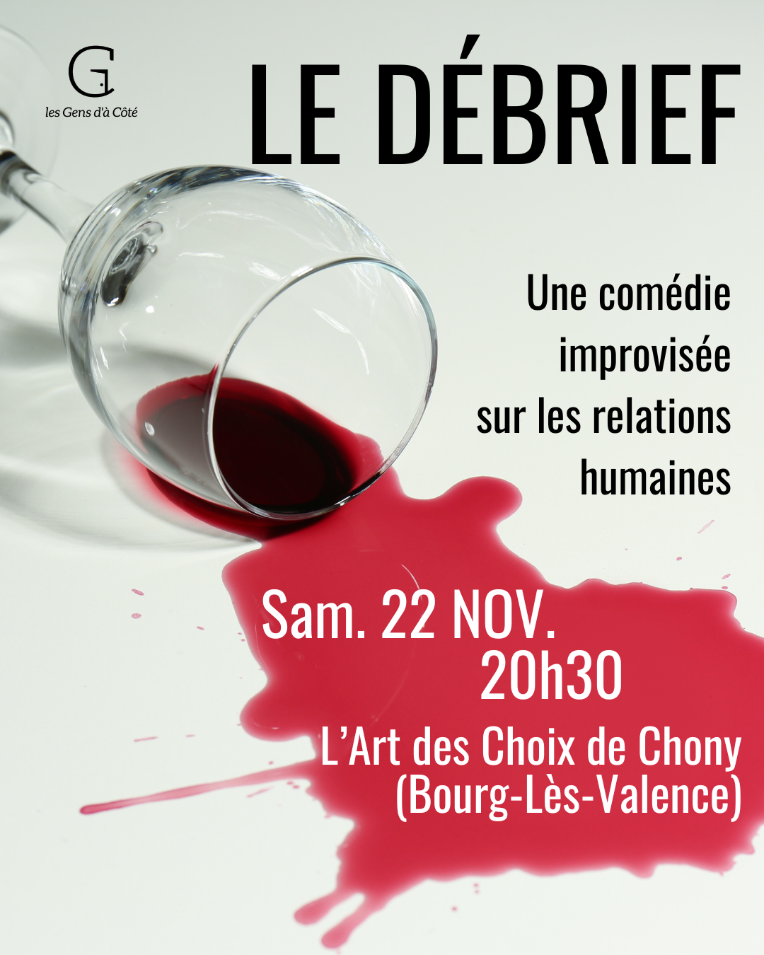 Le Débrief : une comédie improvisée sur les relations humaines