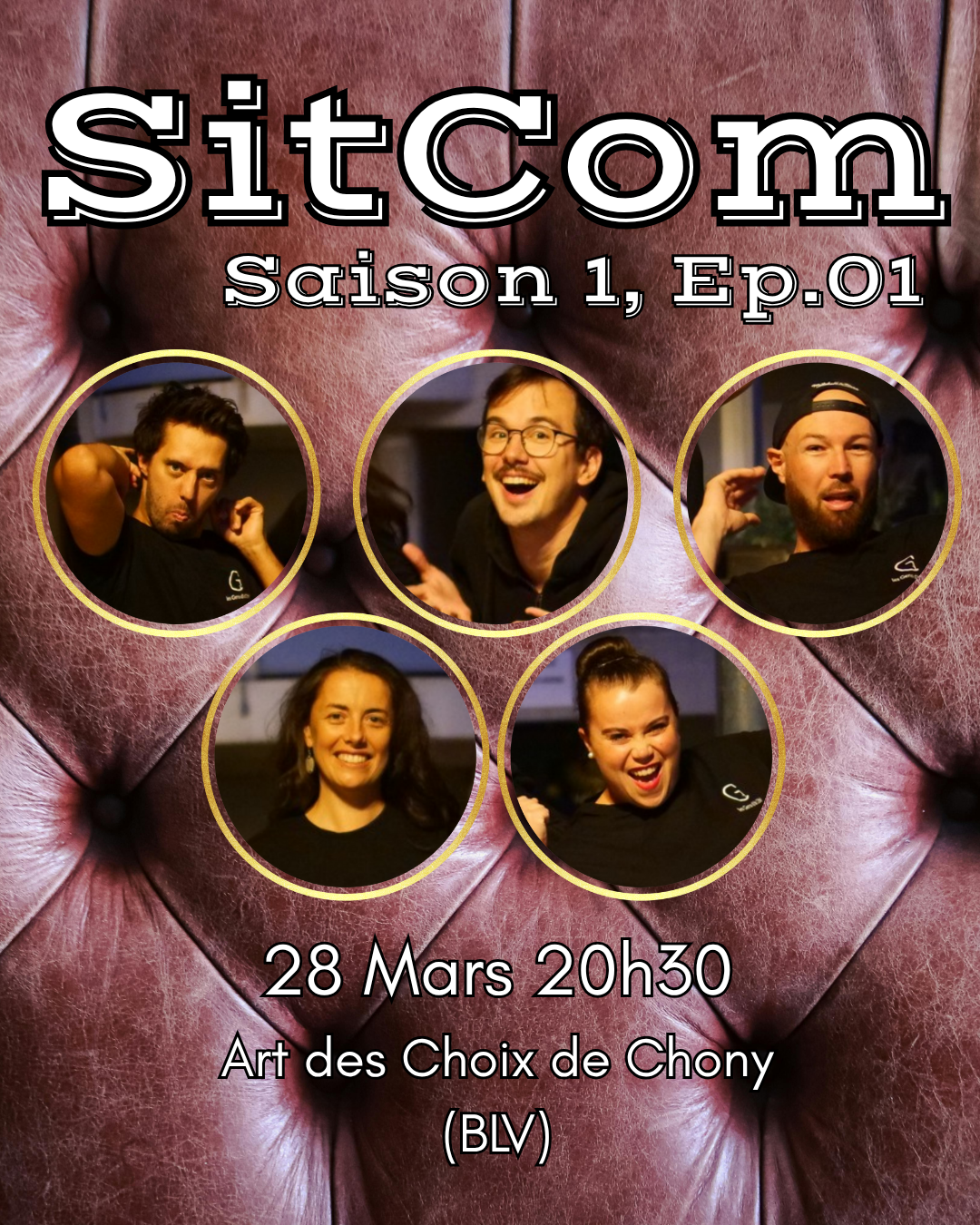 Une Sitcom improvisée avec des personnages bien marqués