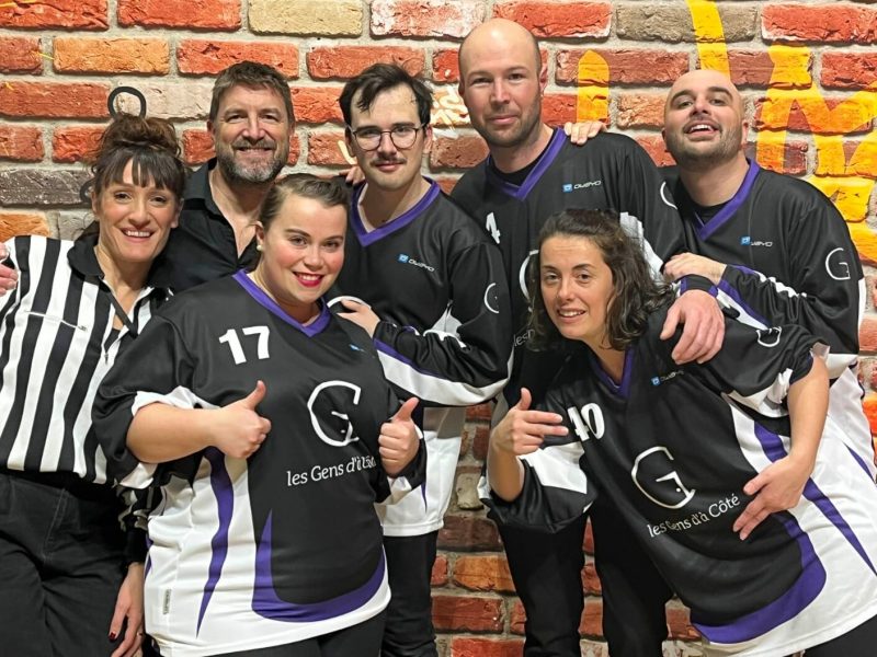 Notre 1er match d'impro à Aix-en-Provence avec la LIPAIX